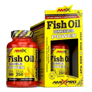 Amix Fish Oil Omega 3 Power - 60 kapslí