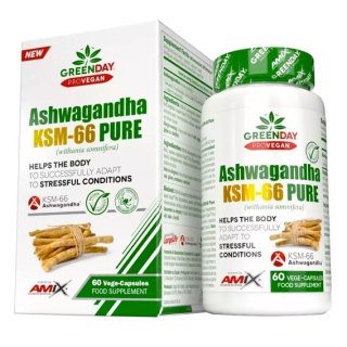 Amix ProVegan Ashwagandha KSM-66 Pure - 60 kapslí
