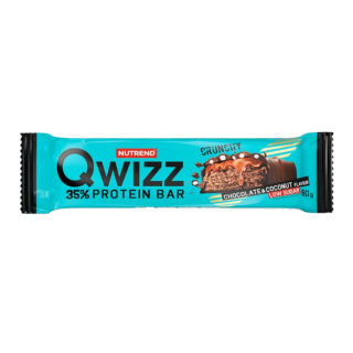 Nutrend Qwizz Protein Bar 60g - čokoláda, brownie