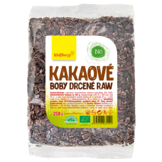 Wolfberry Kakaové boby drcené BIO - 250g