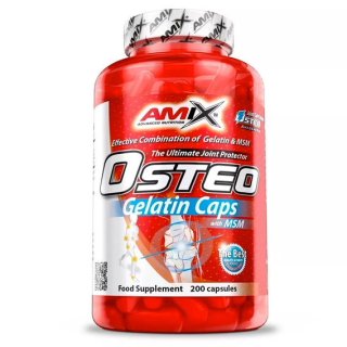 Amix Osteo Gelatin + MSM 400 kapslí