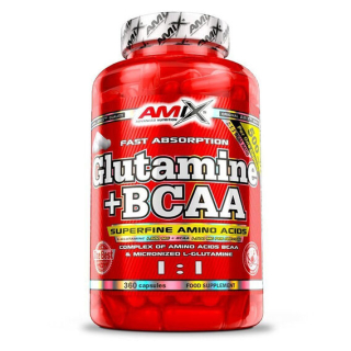 Amix Glutamine + BCAA - 360 kapslí