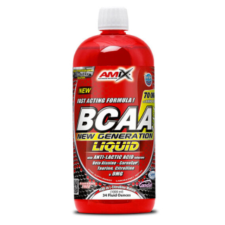 Amix BCAA New Generation 1000ml - červená malina
