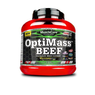 Amix OptiMass Beef 2,5kg - bílá čokoláda