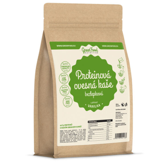 GreenFood Proteinová ovesná bezlepková kaše 500g - banán