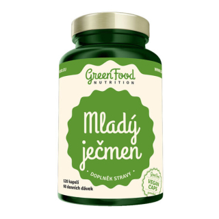 GreenFood Mladý ječmen - 120 kapslí