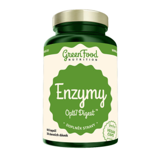 GreenFood Enzymy Opti7 Digest - 90 kapslí