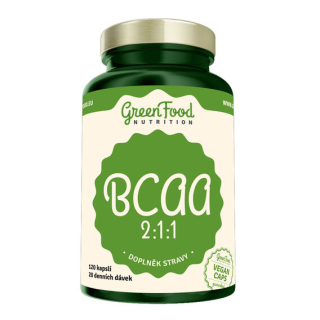 GreenFood BCAA 2:1:1 - 120 kapslí