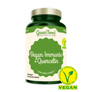 GreenFood Vegan Immunix + Quercetin - 60 kapslí
