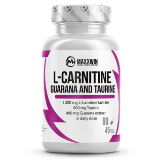 MAXXWIN L-Carnitine Guarana Taurine - 90 kapslí