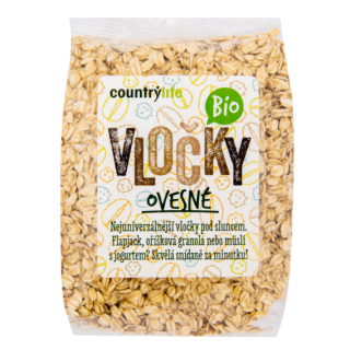 Country Life Vločky ovesné BIO - 500g