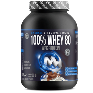 MAXXWIN 100% WHEY 80 2200g - čokoláda