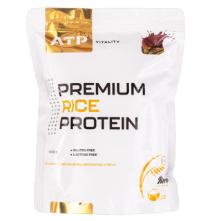 ATP Vitality Premium Rice Protein 1000g - čokoláda, nugát