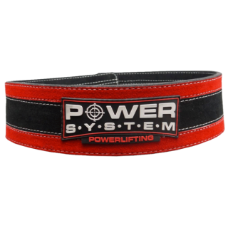 Power System Fitness opasek STRONGLIFT PS 3840 červený - L/XL