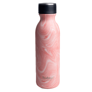 Smart Shake Thermo láhev 600ml - světle růžová