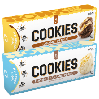 Näno Supps Protein Cookies 128g - kokos, karamel, arašídy