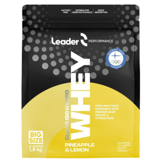 Leader Clear Iso Hydro Whey Protein 1800g - ananas, citron