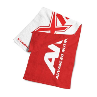 Amix Nutrition Ručník - bíločervený