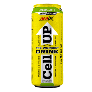 Amix CellUP PreWorkout Drink 500ml - višeň, malina