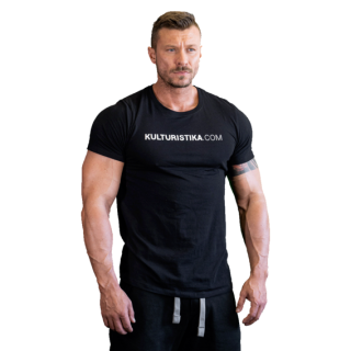 Kulturistika.com Pánské tričko Sport černé - L