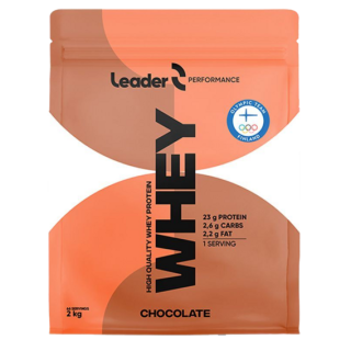 Leader Whey Protein 2kg - jahoda