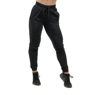 Nebbia Dámské volné tepláky INTENSE Signature 846 černé - XS