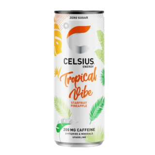 Celsius energetický nápoj 355ml - jahoda
