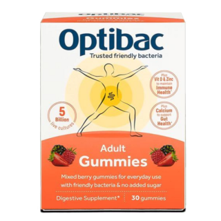 Optibac Adult Gummies 99g (30tb) - berry