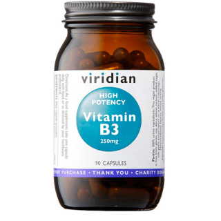 Viridian High Potency Vitamin B3 - 30 kapslí
