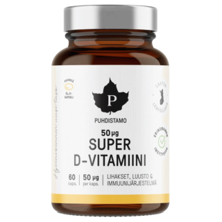 Puhdistamo Super Vitamin D 2000iu - 120 kapslí