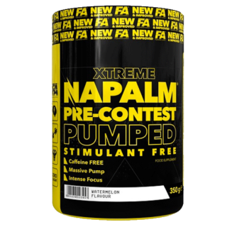 FA Xtreme Napalm Pre-Contest Pumped stimulant free 350g - liči