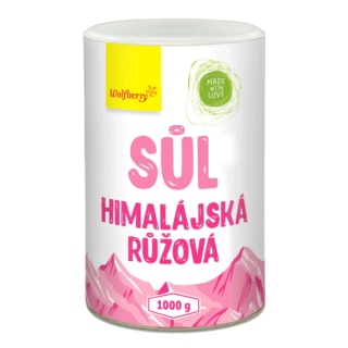 Wolfberry Himalájská sůl růžová jemná - 1000g