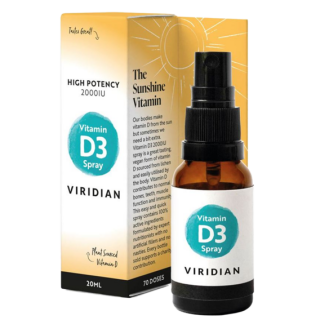 Viridian Vitamin D3 2000iu Spray - 20ml