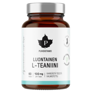 Puhdistamo L-Theanine Natural - 60 kapslí