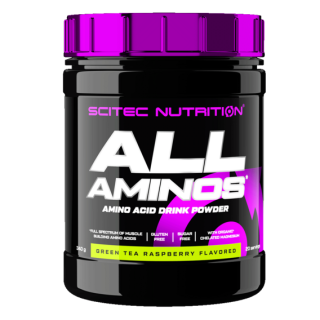 Scitec All Aminos 17g - malina, zelený čaj