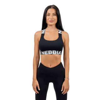 Nebbia Sportovní podprsenka se střední oporou ICONIC 230 černá - XS