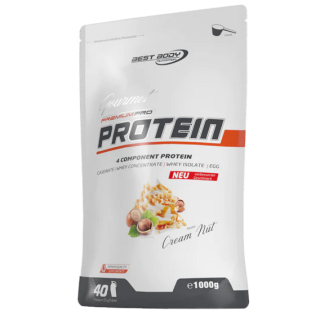 Best Body Gourmet premium pro protein 500g - jahodový krém