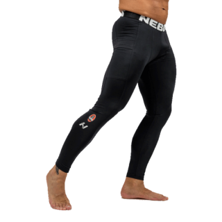 Nebbia Fitness legíny s kapsou DISCIPLINE 708 černé - XL