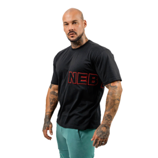 Nebbia Tričko s krátkým rukávem DEDICATION 709 černé - XXL