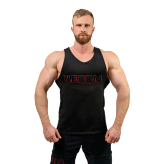 Nebbia Fitness tílko STRENGTH 714 černé - XXL