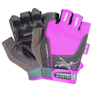 Power System Rukavice Womans Power růžové - M