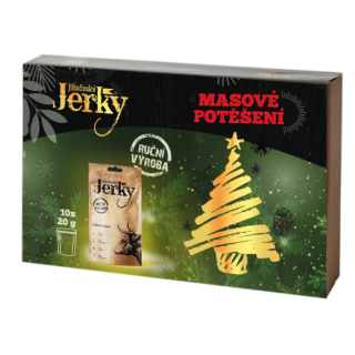 Jihočeské Jerky Vánoční masové potěšení - 10x20g