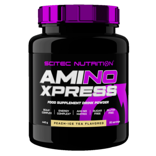 Scitec AmiNO Xpress 440g - broskvový ledový čaj