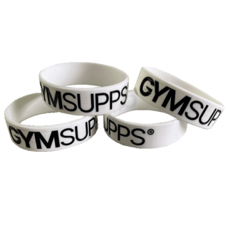 Fitness náramek Gymsupps - bílý