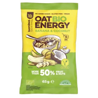 Bombus Oat Bio Energy 65g - kokos, kakao